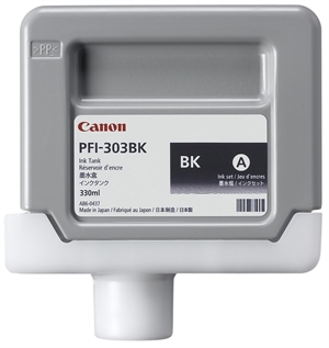 Canon PFI-303 BK Black - 330 ml blækpatron